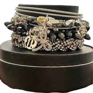 RBP6868 Bomb Party 2023 Holiday Stacks - Tied with a bow (4 bracelets)